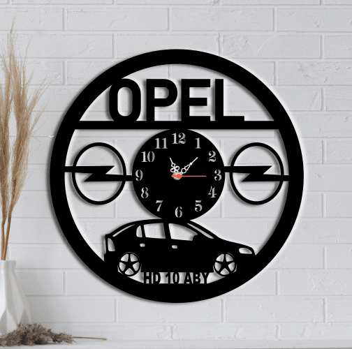 Ceas de perete personalizat, Opel model 1
