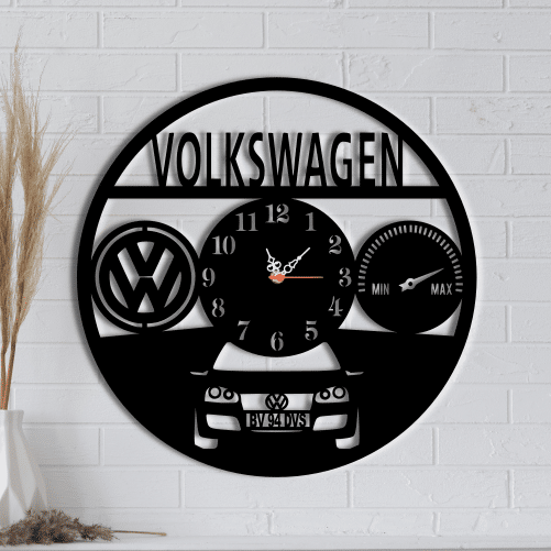 Ceas de perete personalizat, Volkswagen