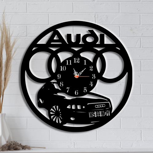 Ceas de perete personalizat, Audi model 1
