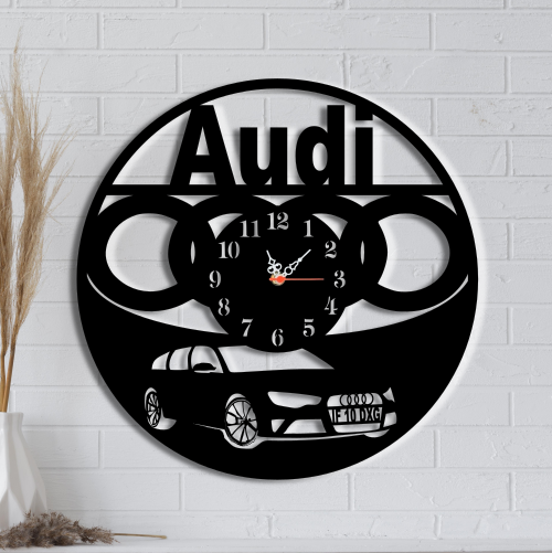 Ceas de perete personalizat, Audi model 3