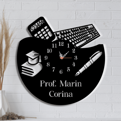 Ceas de perete personalizat, Profesor Diriginte