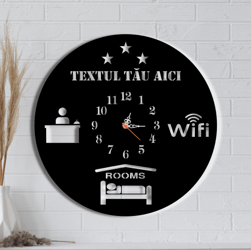 Ceas de perete personalizat, Hotel, Pensiune, Unitate de cazare