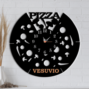 Ceas de perete personalizat, Pizzerie