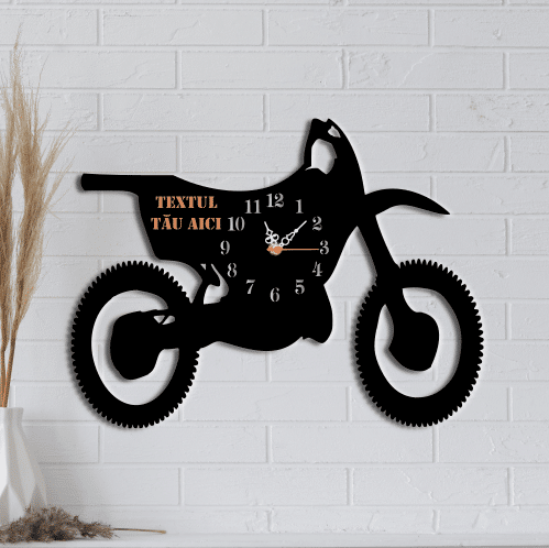 Ceas de perete personalizat, Motocicleta teren
