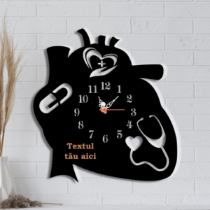 Ceas in forma de inima pentru Medic / Asistenta / Personal medical