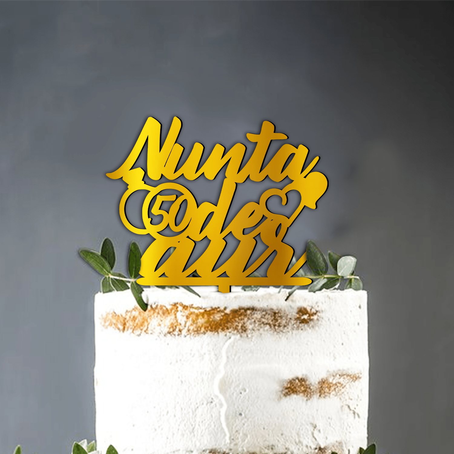 Cake Topper Nunta de aur