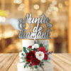 Cake Topper Nunta de diamant - imagine 3