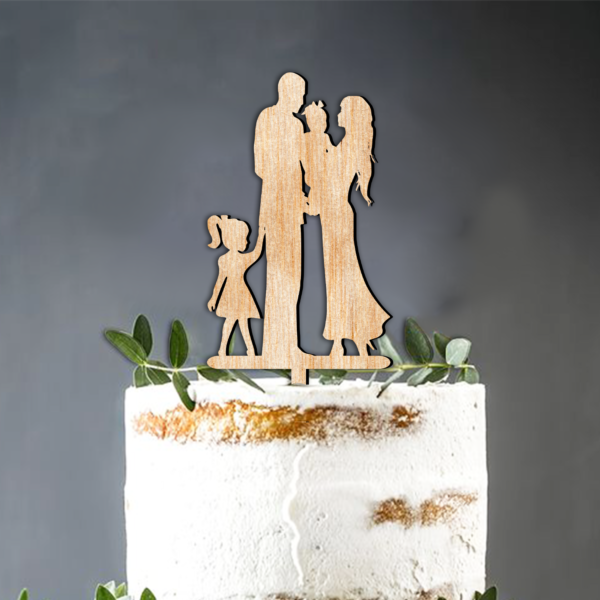 Cake Topper Nunta Miri 2 copii - imagine 3
