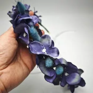 Coronita flori violet pentru Absolventi sau Domnisoare de onoare
