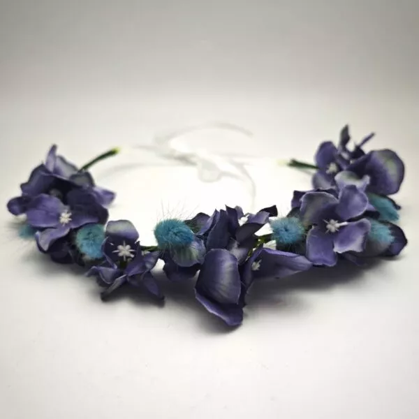 Coronita flori violet pentru Absolventi sau Domnisoare de onoare - imagine 2