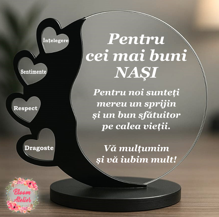 Placuta Trofeu Personalizat, Cadou pentru nasi