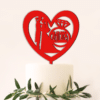 Cake Topper Nunta Inima
