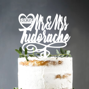Cake Topper Nunta Mr Mrs