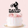 Cake Topper Motociclist - imagine 3