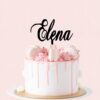 Cake Topper Personalizat Nume - imagine 3