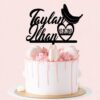 Cake Topper Banane Personalizat Nume Data - imagine 3