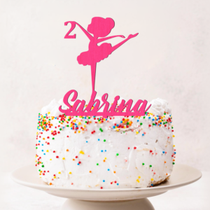Cake Topper Balerina Nume si/sau Varsta