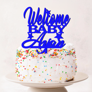 Cake Topper Baby Shower/ Botez Welcome baby