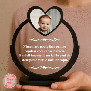Placuta Trofeu cu poza, Cadou Personalizat Bunici