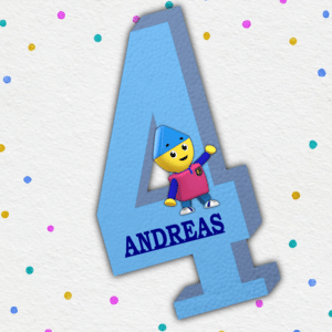 Cifre aniversare polistiren 1-9 Charlie's Colorforms City