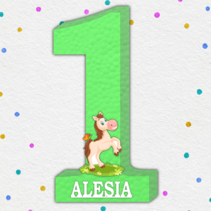 Cifre aniversare polistiren 1-9 Calut
