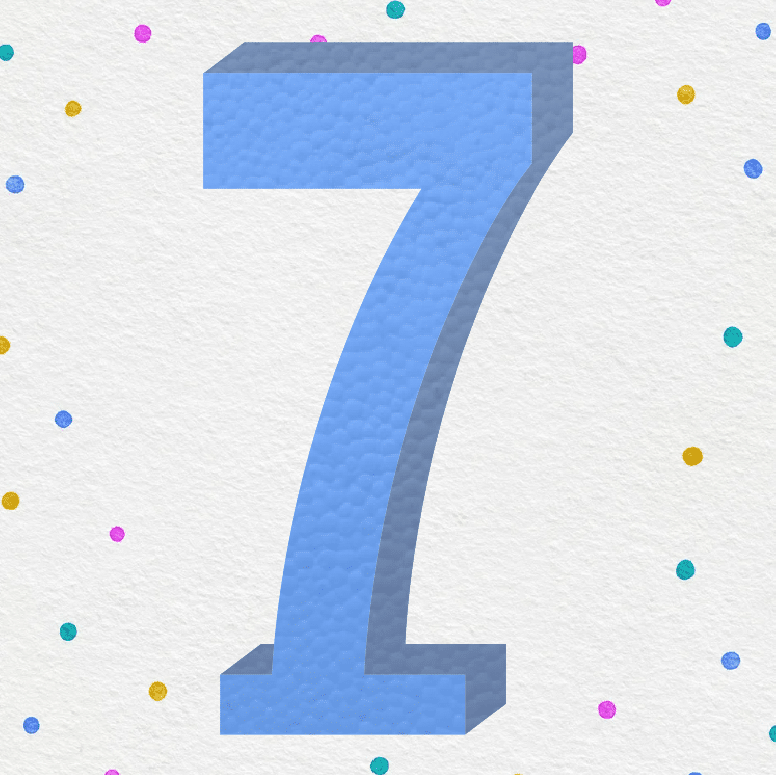 Cifre volumetrice polistiren vopsit