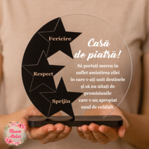 Alternative view of Placuta Trofeu, Cadou nunta tineri casatoriti