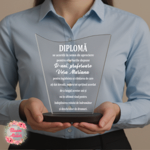 Alternative view of Placuta Trofeu, Diploma Profesor/ Profesoara