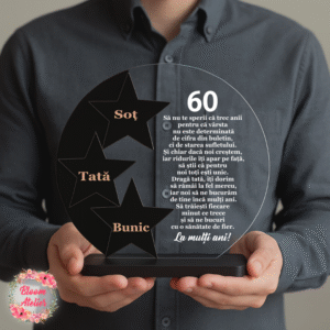 Alternative view of Placuta Trofeu, Cadou aniversare, Sot Tata Bunic