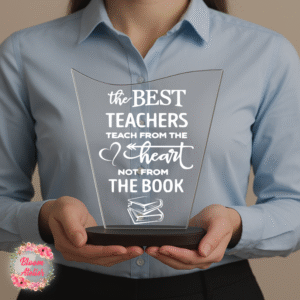 Alternative view of Placuta Trofeu, Cadou Personalizat Profesor/ Profesoara