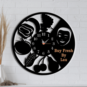 Ceas de perete personalizat, Depozit/magazin/ferma legume fructe