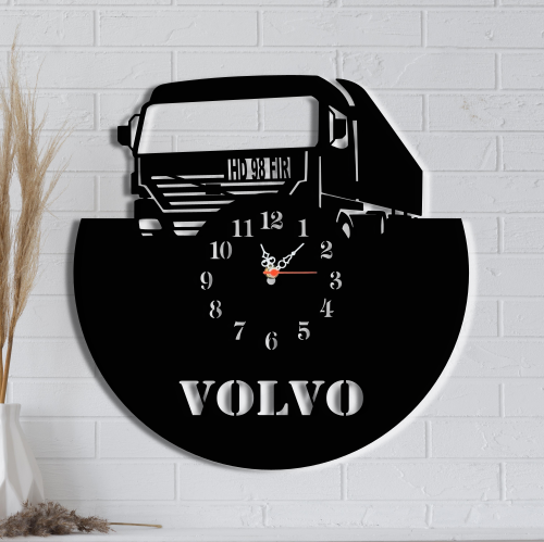 Ceas de perete personalizat, Camion Volvo