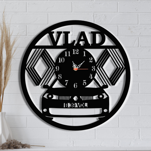 Ceas de perete personalizat, Renault