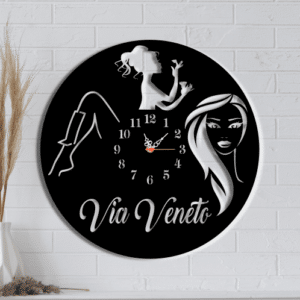 Ceas de perete personalizat, Salon Coafura, Cosmetica si machiaj