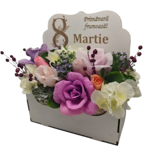 Aranjament floral 8 Martie - imagine 2