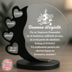 Alternative view of Placuta Trofeu, Cadou Craciun Diriginta, Profesoara, etc