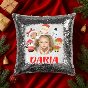 Perna cu paiete personalizata, Cadou Craciun M1