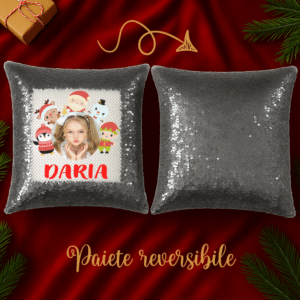 Alternative view of Perna cu paiete personalizata, Cadou Craciun M1