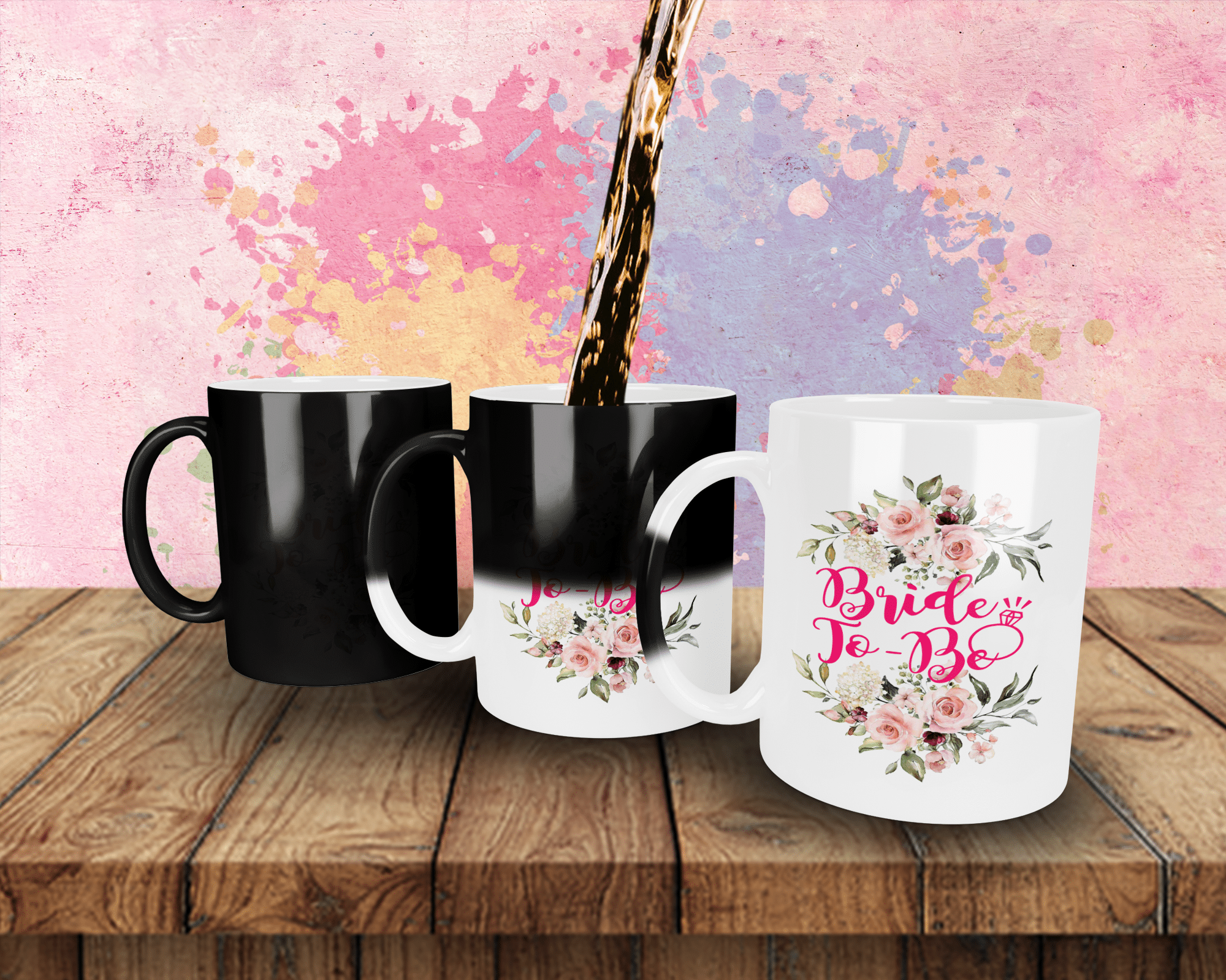 Cana personalizata Bride to Be - imagine 3