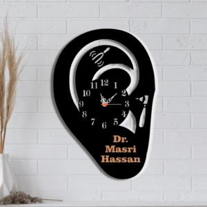 Ceas de perete personalizat, Ureche, Cabinet/ Medic ORL