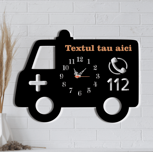 Ceas de perete personalizat, Ambulanta