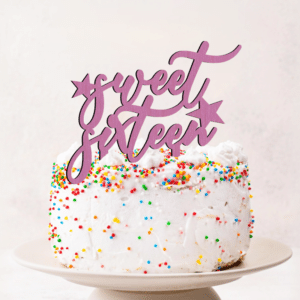 Cake Topper Aniversare Sweet Sixteen