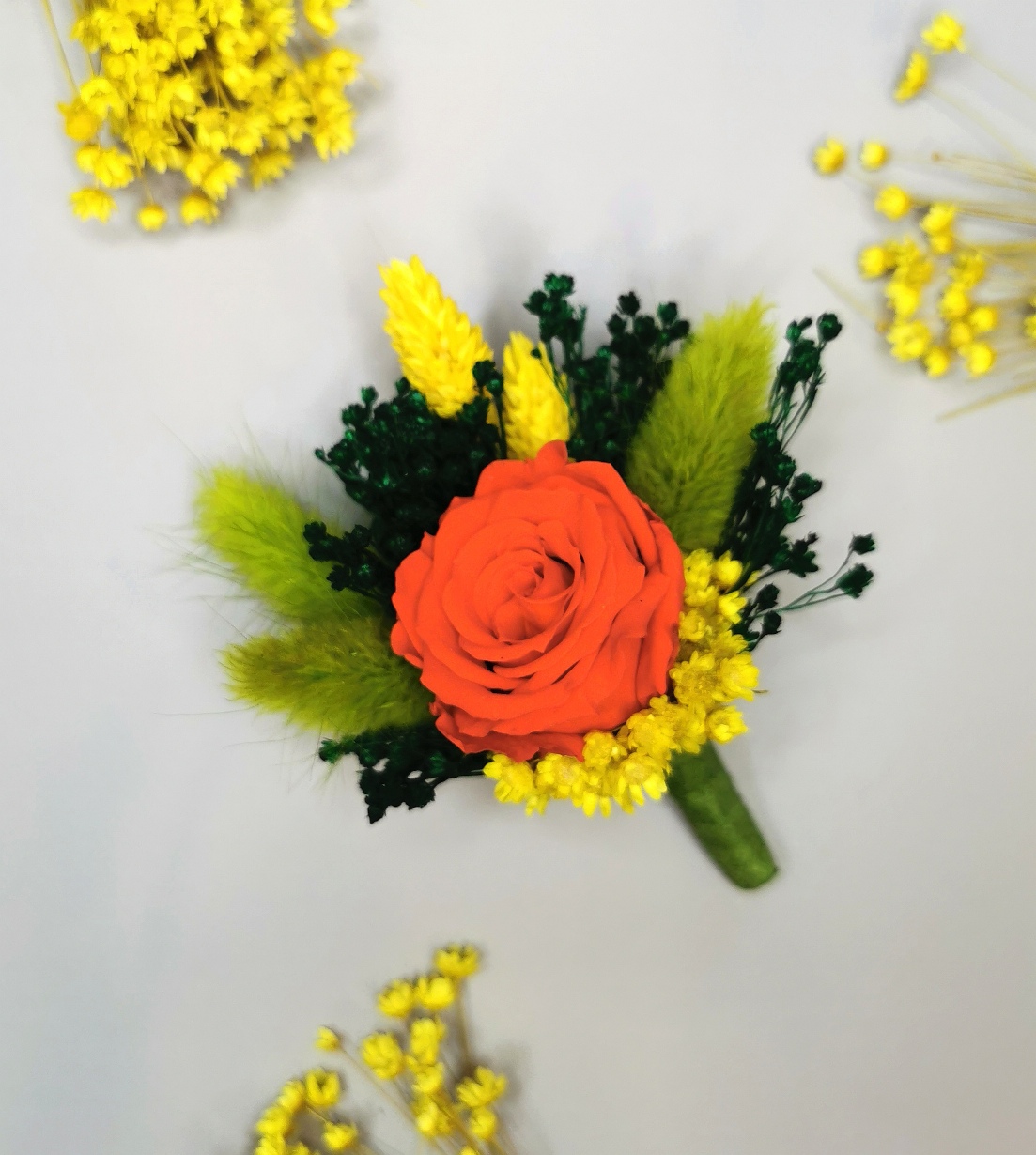 Cocarde nunta Trandafir criogenat Rosu, marime M