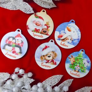 Alternative view of Set 5 globuri lemn, Sentimente