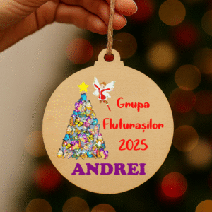 Glob lemn personalizat nume, Grupa Fluturasilor