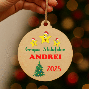 Glob lemn personalizat nume, Grupa Stelutelor