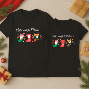 Set Tricouri Cuplu, All i want for Christmas