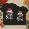 Set Tricouri Cuplu Primul Craciun Sot Sotie