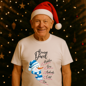 Tricou Personalizat Numele Nepotilor, Cadou Craciun Bunic