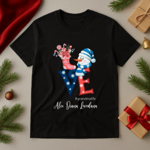 Alternative view of Tricou Personalizat Cadou Craciun Bunica